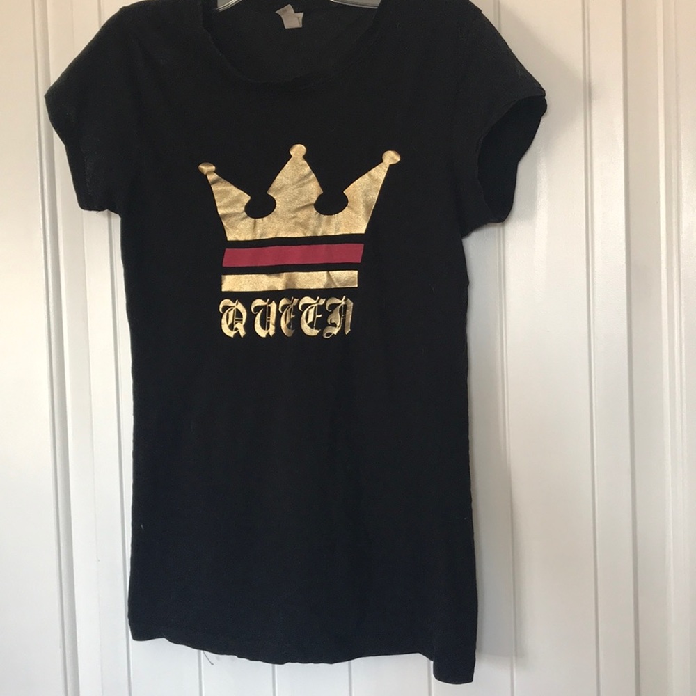 QUEEN Black T-shirt size Medium